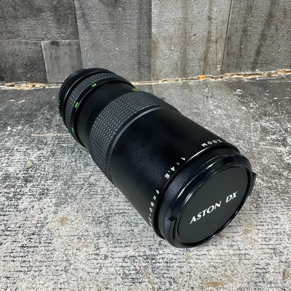 VINTAGE Aston DX 1:45 F = 80 -‎ 200mm Camera Lens & cover